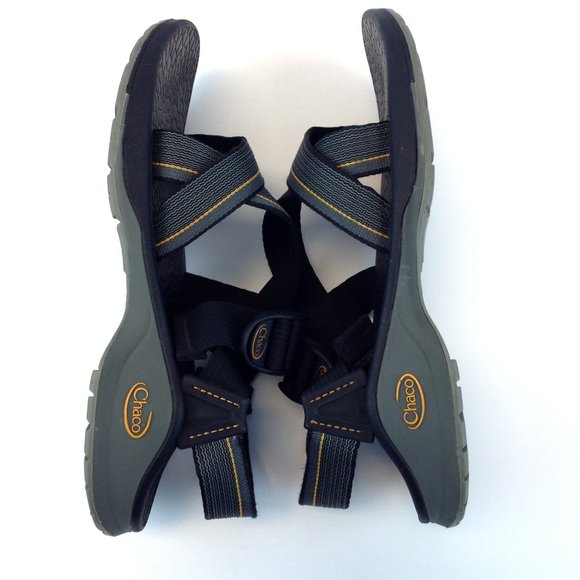 Chaco Updraft Bulloo Shadow Gray Striped Strappy Outdoor Sandals - Picture 8 of 15